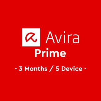 مفتاح ترخيص مفتاح Avira Prime 3 أشهر / 5 أجهزة