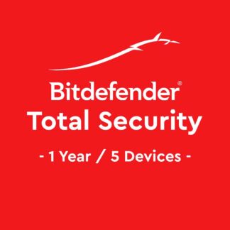 Ключ Bitdefender Total Security Лицензионный ключ 1 год / 5 устройств