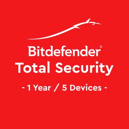 Ключ Bitdefender Total Security Лицензионный ключ 1 год / 5 устройств