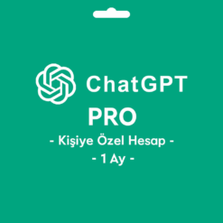 ChatGPT Pro Kişiye Özel Hesap 1 Ay