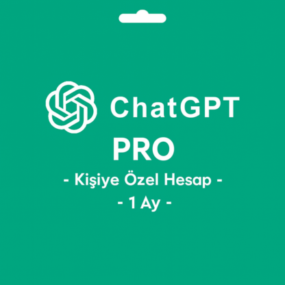 ChatGPT Pro Kişiye Özel Hesap 1 Ay