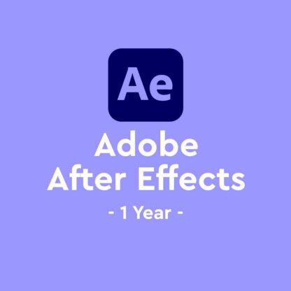 Clé de licence Adobe After Effects 1 an