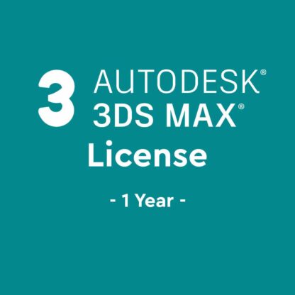 حساب ترخيص Autodesk 3ds Max 1 سنة