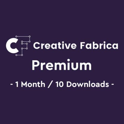حساب Creative Fabrica Premium 1 شهر / 10 تنزيلات
