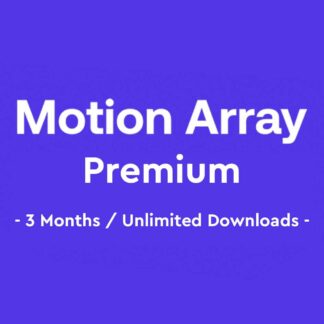حساب Motion Array 3 أشهر / تنزيلات غير محدودة