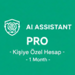 Lisansgo AI Pro - 1 Aylık Kişiye Özel Tanımlama