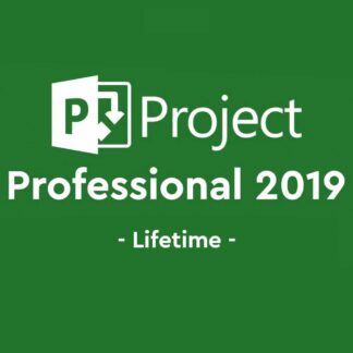 Microsoft Project Professional 2019 Clé de licence Durée de vie de la clé